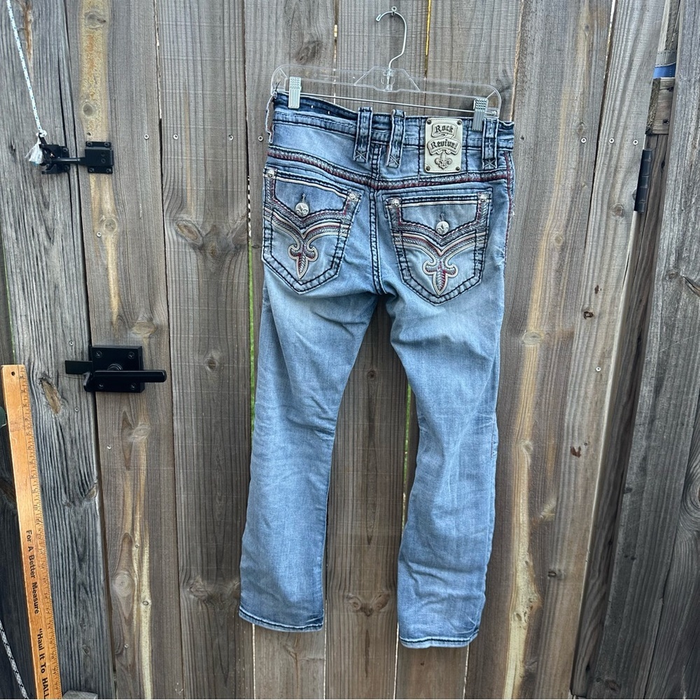 Rock Revival Kolby Straight Leg Jeans Size 29 - Picture 5 of 12